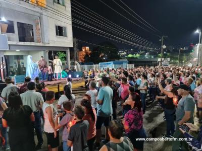 LS: Celebração de peregrinação da Imagem de Nossa Senhora Aparecida abriu a programação religiosa da festa