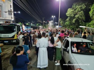 LS: Celebração de peregrinação da Imagem de Nossa Senhora Aparecida abriu a programação religiosa da festa