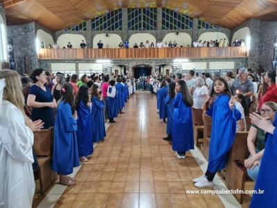 LS: Celebração de peregrinação da Imagem de Nossa Senhora Aparecida abriu a programação religiosa da festa