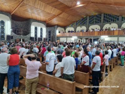 LS: Celebração de peregrinação da Imagem de Nossa Senhora Aparecida abriu a programação religiosa da festa