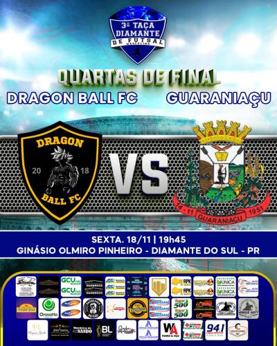 Duelos definidos das quartas da Taça Diamante de Futsal Masculino Livre