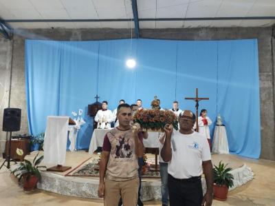 2º dia da Novena em louvor a Frei Galvão teve a participação da comunidade São Miguel e Pastoral da Pessoa Idosa