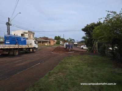 Conserto de rede de água em Laranjeiras do Sul deve ser concluído na terceira tentativa na noite desta sexta-feira