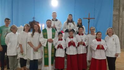 7º Dia da Novena em louvor a Frei Galvão teve a participação do Água Verde e Terço das Mulheres