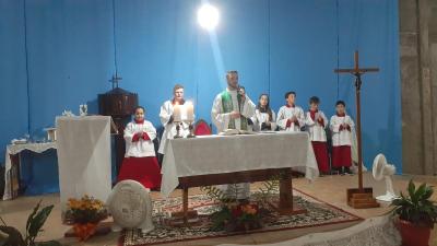 7º Dia da Novena em louvor a Frei Galvão teve a participação do Água Verde e Terço das Mulheres