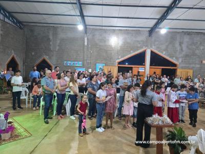 Caravana Evangelizar da Campo Aberto FM participou da Missa Solene de Frei Galvão