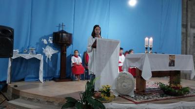 Caravana Evangelizar da Campo Aberto FM participou da Missa Solene de Frei Galvão