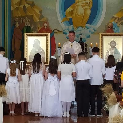 LS: Igreja Ucraniana realiza festa e consagração do Crisma e 1ª Eucaristia 