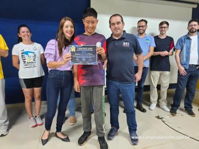 Centro da Juventude e Rádio Campo Aberto realizaram a Entrega Certificados aos Alunos do Projeto Jovens Comunicadores