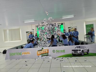 Sorteio final da promoção Sorte Premiada 2024 Sicredi aconteceu na tarde desta sexta-feira