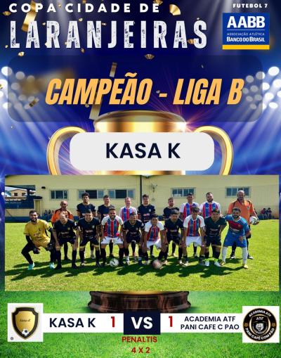 Os Mala, Diamante e Kasa-K são os Campeões da Copa AABB de Futebol Sete 