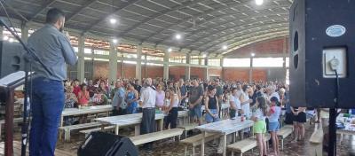 Mais de 400 almoços foram servidos na Macarronada de São Sebastião de Laranjeiras do Sul