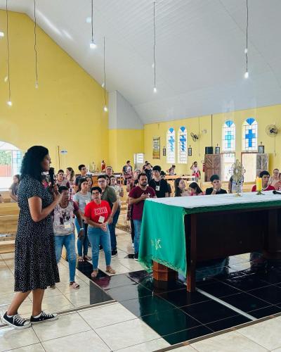 Bairro São Miguel viveu carnaval de fé e evangelização em Laranjeiras do Sul