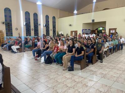 Missa Solene marcou o encerramento das programaÃ§Ã£o religiosa em Honra a SÃ£o JosÃ© no Bairro Cristo Rei