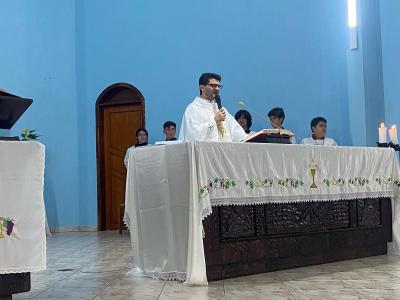 Missa Solene marcou o encerramento das programaÃ§Ã£o religiosa em Honra a SÃ£o JosÃ© no Bairro Cristo Rei