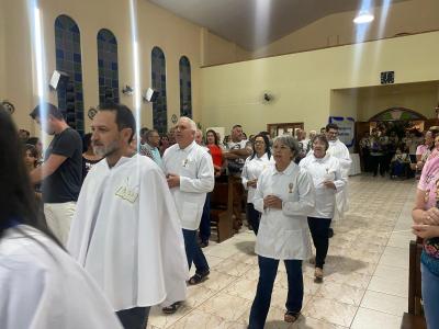 Missa Solene marcou o encerramento das programaÃ§Ã£o religiosa em Honra a SÃ£o JosÃ© no Bairro Cristo Rei