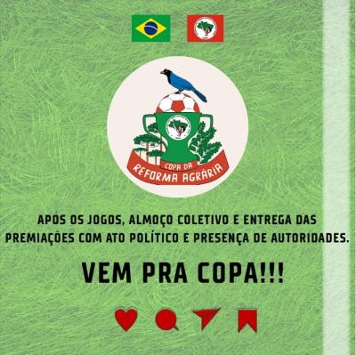 Fase Final da Copa da Reforma Agrária de Futebol do Paraná será em Laranjeiras do Sul 