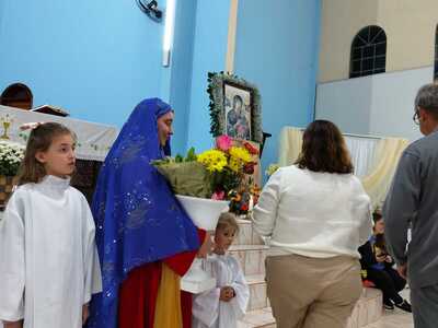 1ª Quemesse Nossa Senhora do Perpétuo Socorro reuniu centanas da Fiéis no Bairro Cristo Rei