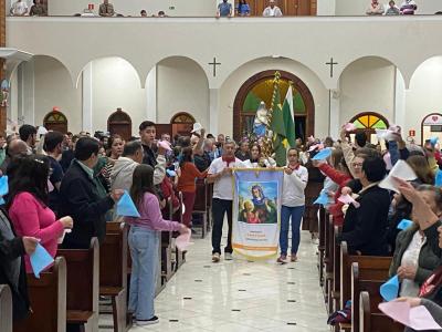 LS: 6º dia da novena da Padroeira lota Matriz Sant’Ana