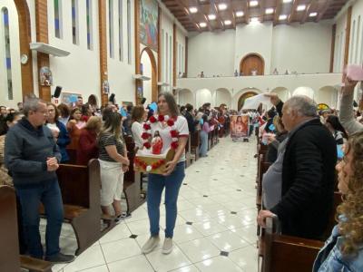 LS: 6º dia da novena da Padroeira lota Matriz Sant’Ana