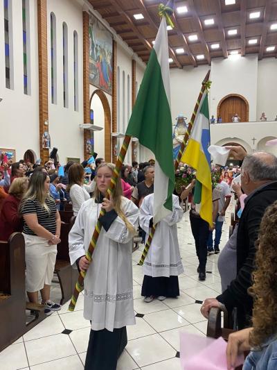 LS: 6º dia da novena da Padroeira lota Matriz Sant’Ana