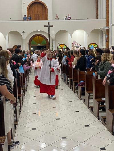 LS: 6º dia da novena da Padroeira lota Matriz Sant’Ana