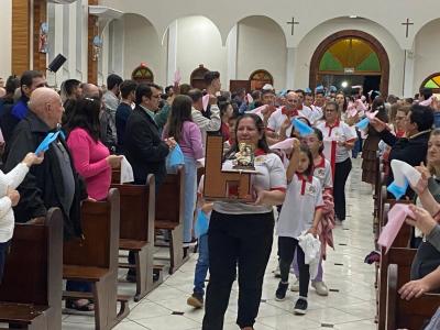 LS: 6º dia da novena da Padroeira lota Matriz Sant’Ana