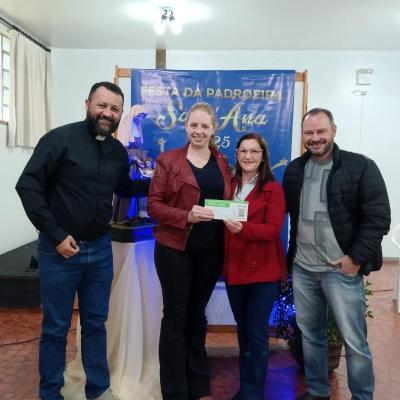 LS: Comissão organizadora da festa de Sant`Ana realiza entrega dos prêmios da Contribuição Premiada