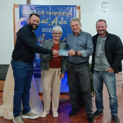 LS: Comissão organizadora da festa de Sant`Ana realiza entrega dos prêmios da Contribuição Premiada