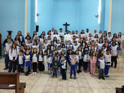 LS: Escola Valdemar Boeira abre programação de aniversário com missa