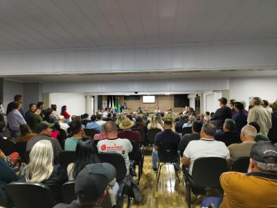 Câmara de Laranjeiras do Sul aprova contas de 2023 da gestão municipal