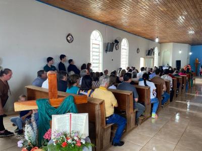 Festa do Sagrado Coração de Jesus reuniu centenas de Fiéis na comunidade do Passo Liso