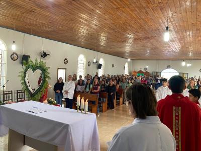 Festa do Sagrado Coração de Jesus reuniu centenas de Fiéis na comunidade do Passo Liso