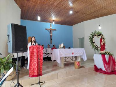 Festa do Sagrado Coração de Jesus reuniu centenas de Fiéis na comunidade do Passo Liso