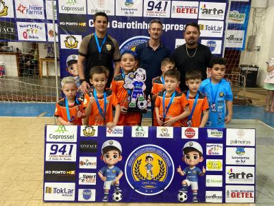 Futsal Kids conquista a Copa Garotinho Coprossel de Futsal Sub 7 