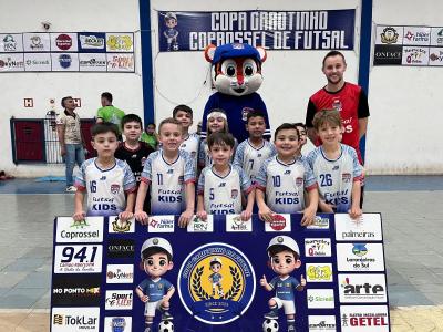 Futsal Kids conquista a Copa Garotinho Coprossel de Futsal Sub 7 