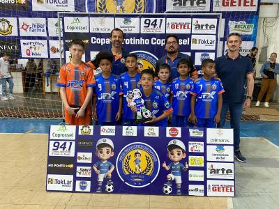 Guaraniaçu conquista o titulo da Copa Garotinho Coprossel de Futsal Sub 11