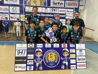 Guaraniaçu conquista o titulo da Copa Garotinho Coprossel de Futsal Sub 11