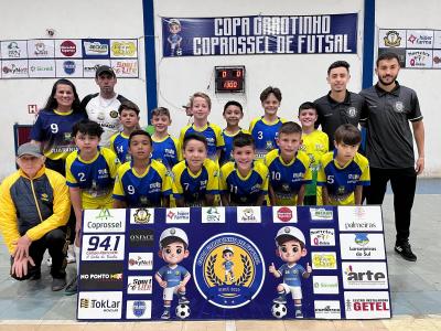 Guaraniaçu conquista o titulo da Copa Garotinho Coprossel de Futsal Sub 11