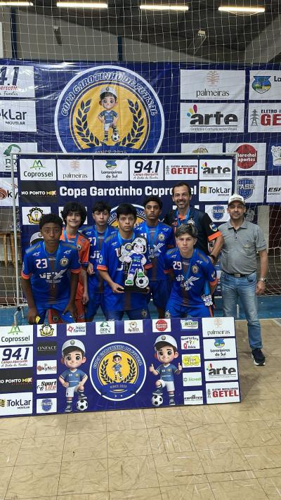 CSK Pinhão conquista o titulo da Copa Garotinho Coprossel de Futsal Sub 15 