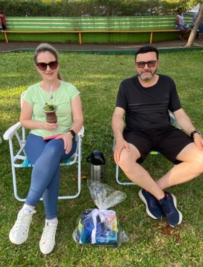 LS: Mateada reúne famílias na praça