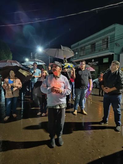 Chegada da Imagem Peregrina emociona fiéis em Laranjeiras do Sul