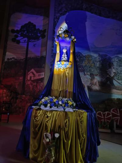 Chegada da Imagem Peregrina emociona fiéis em Laranjeiras do Sul