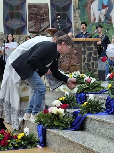 Chegada da Imagem Peregrina emociona fiéis em Laranjeiras do Sul