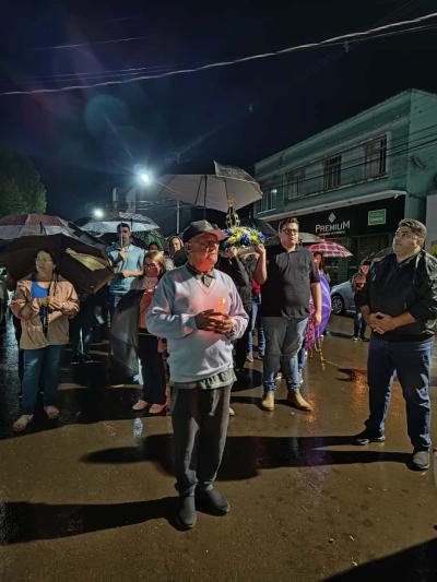 Chegada da Imagem Peregrina emociona fiéis em Laranjeiras do Sul
