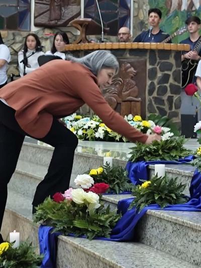 Chegada da Imagem Peregrina emociona fiéis em Laranjeiras do Sul