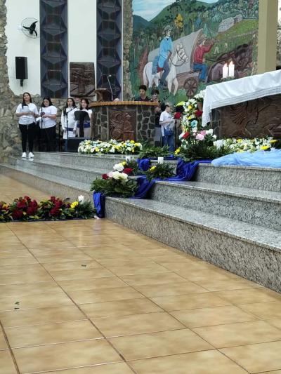 Chegada da Imagem Peregrina emociona fiéis em Laranjeiras do Sul
