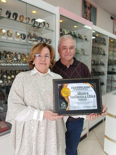 Aliança Joalheria e Ótica celebra 12 anos em Laranjeiras do Sul 