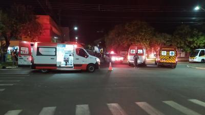 LS: Condutor e garupa sofrem ferimentos graves após colidir motocicleta em automóvel 