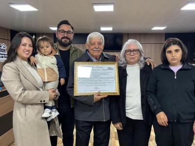 LS: Jaime Spazzini é homenageado pela Câmara de Vereadores 